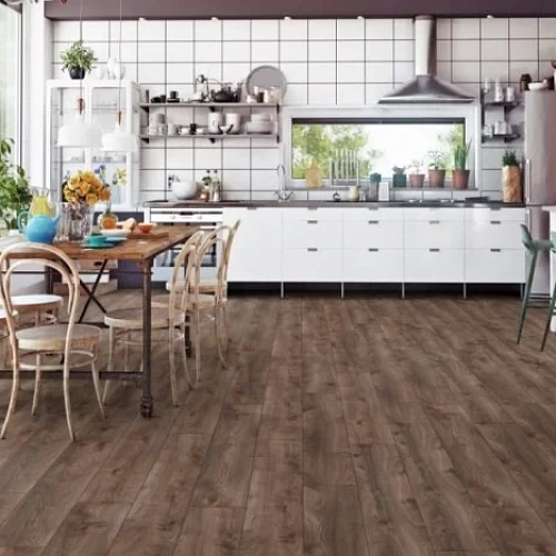 ДУБ КОРИЧНЕВЫЙ МАКРО ЛАМИНАТ  KRONOTEX  MAMMUT PLUS ламинат для пола